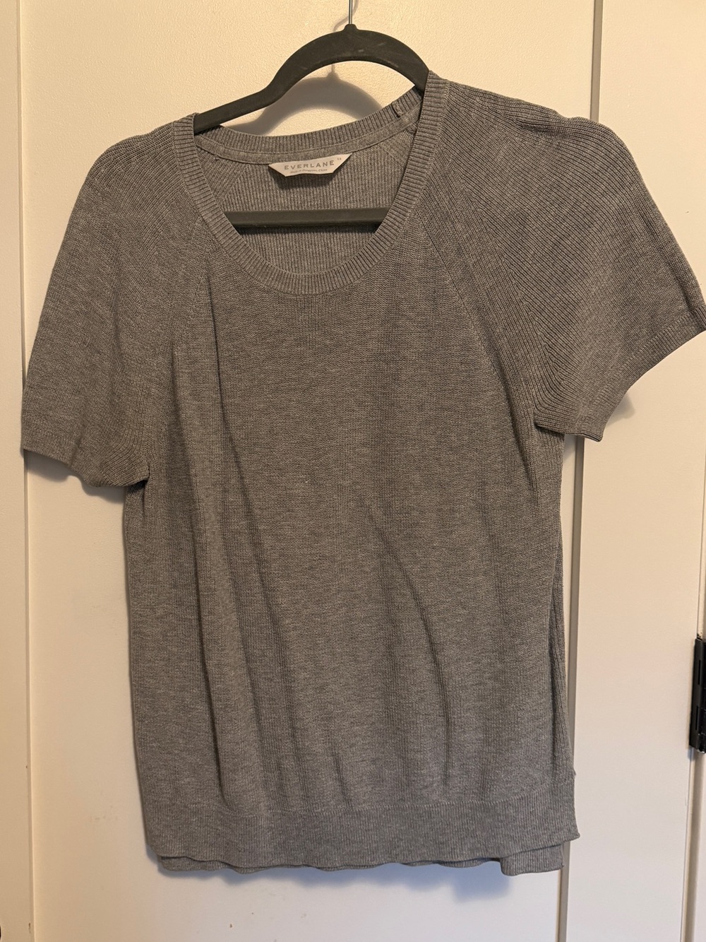 Everlane Cotton Crewneck sweater tee XS gray